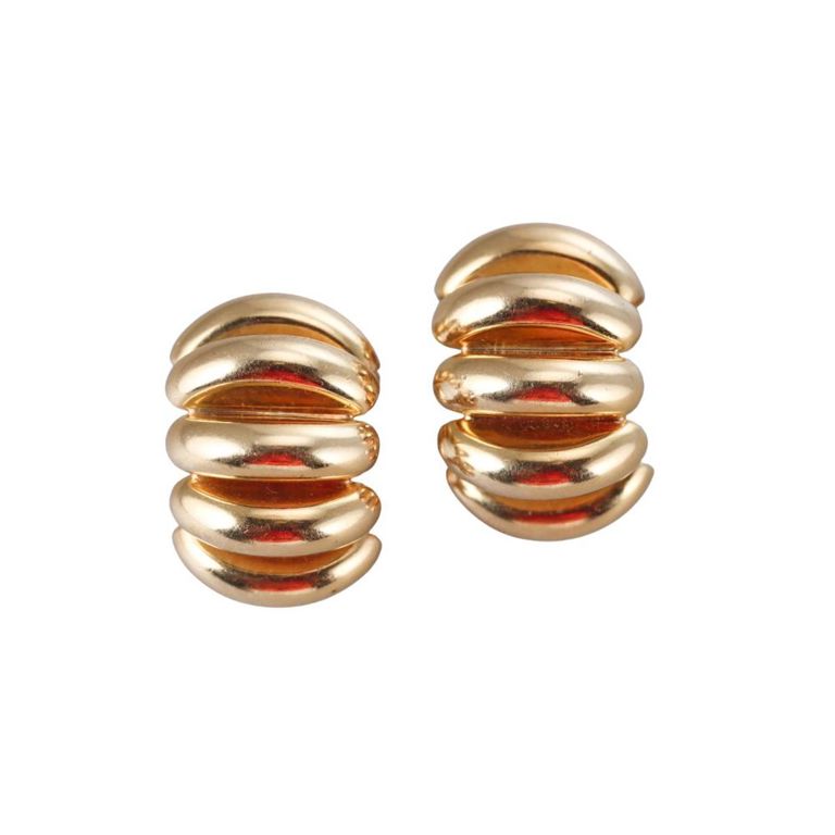 14k Gold Shrimp Earrings