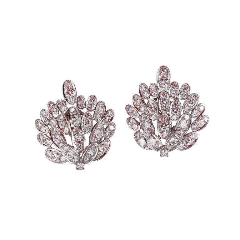 Platinum Diamond Earrings