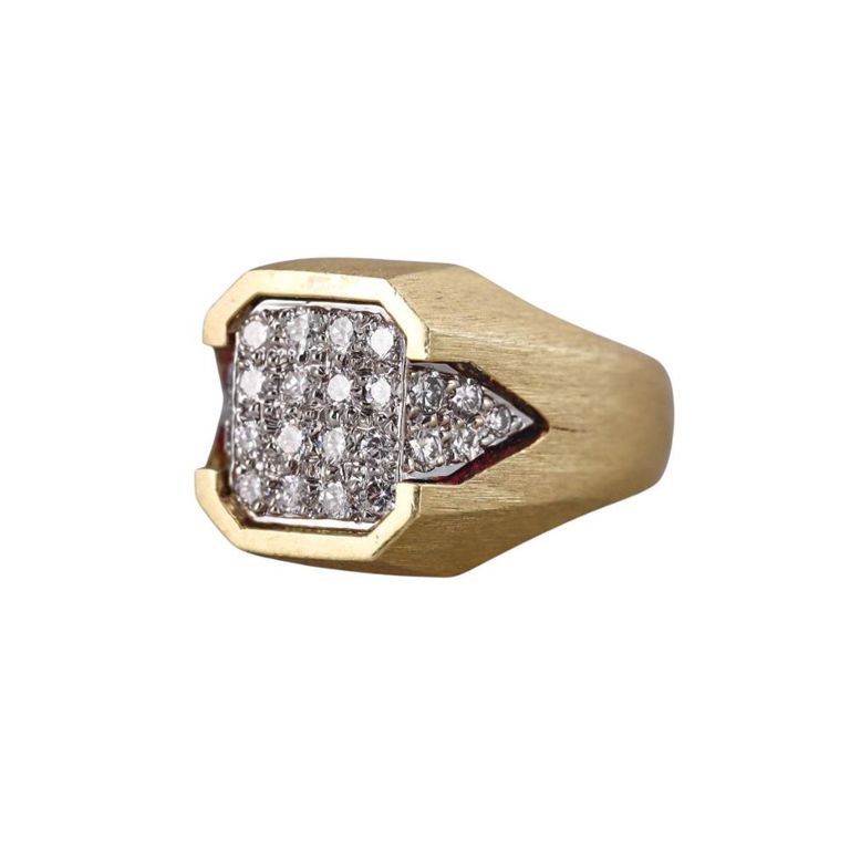 18k Gold Diamond Ring