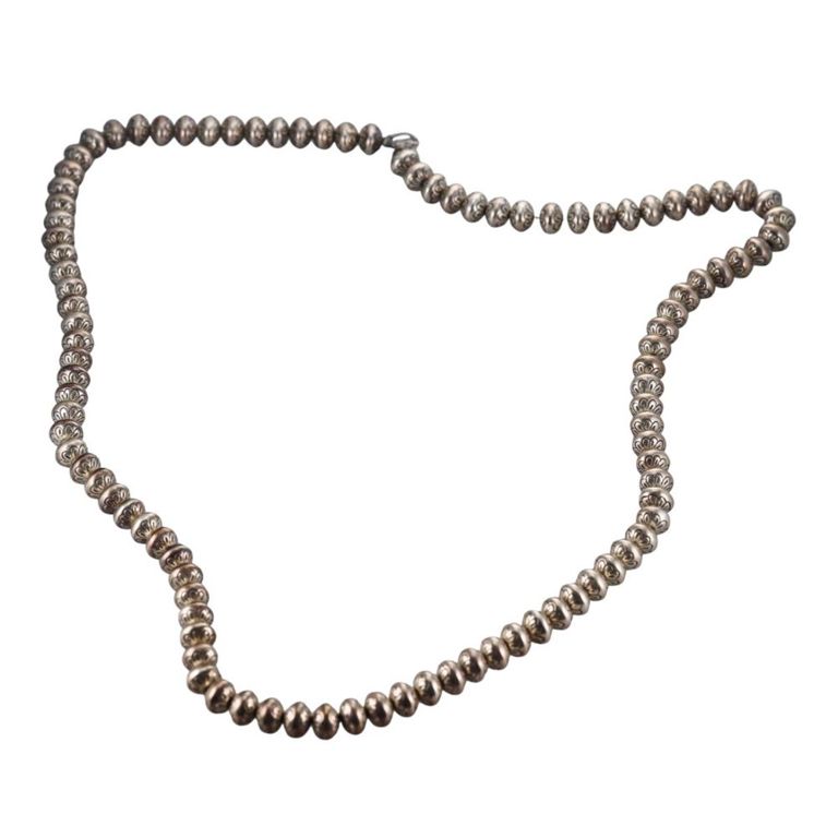 Sterling Silver Bead Necklace