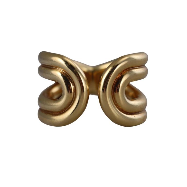 18k Gold Cuff Ring