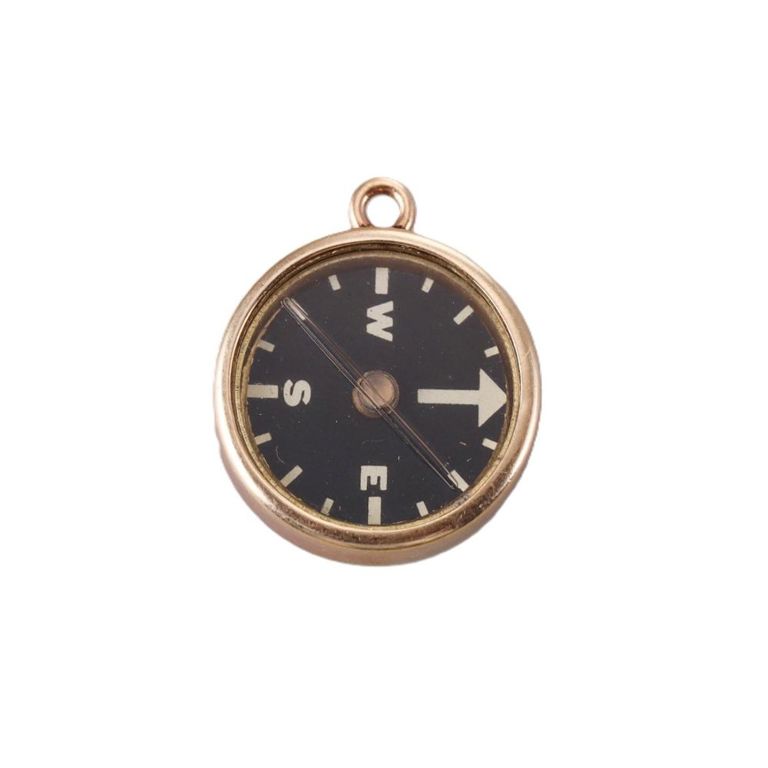 Vintage 14k Yellow Gold Charm Gemstone Charm