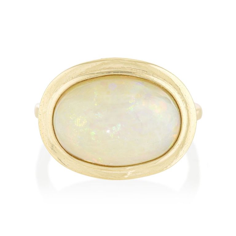 18k Yellow Gold Opal Ring