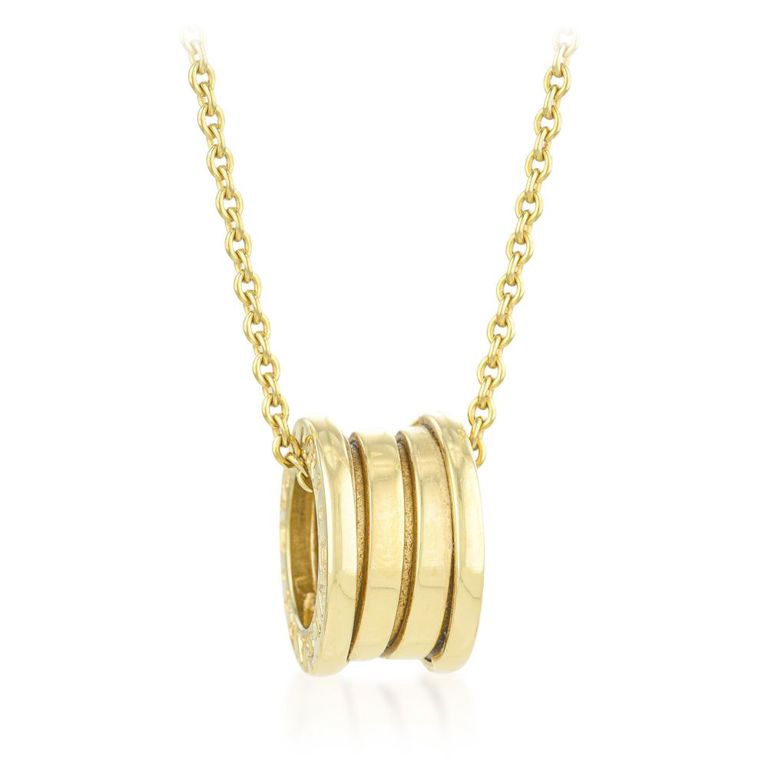 18k Yellow Gold Pendant Necklace