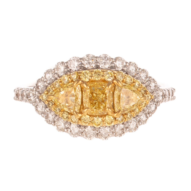 18k White Gold Diamond Ring