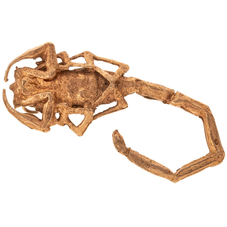 14k Yellow Gold Scorpion Pendant