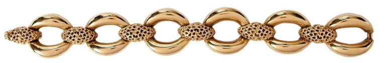 18k Yellow Gold Link Bracelet