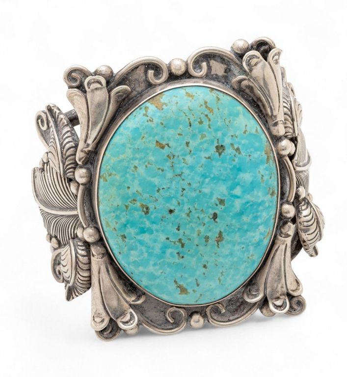Silver Turquoise Bracelet