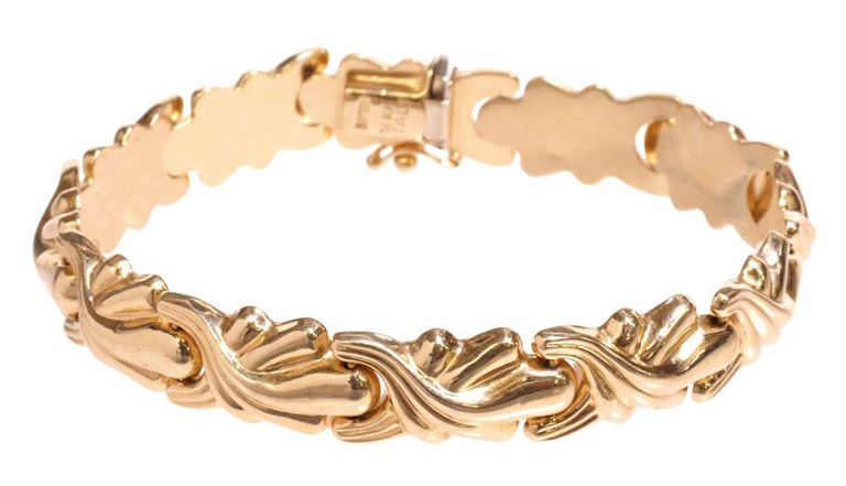 14k Yellow Gold Link Bracelet