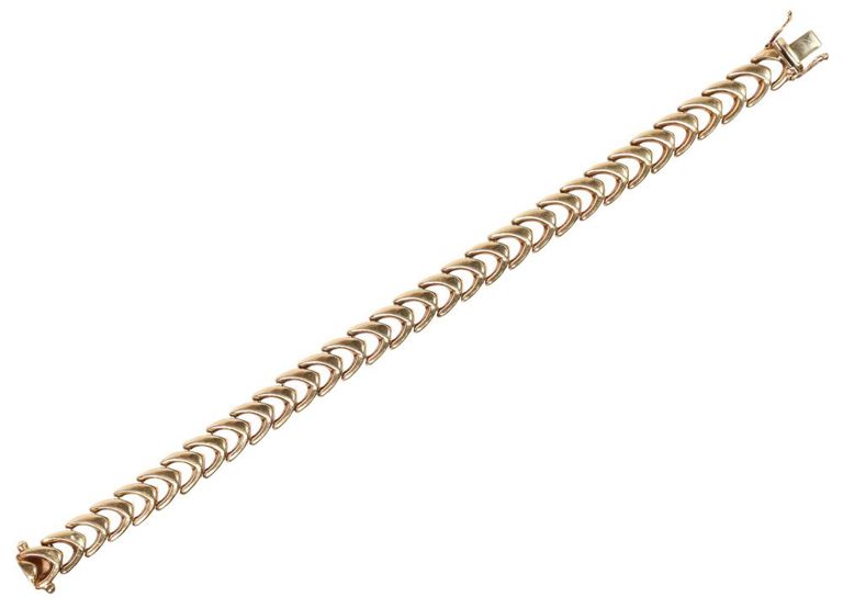14k Yellow Gold Link Bracelet