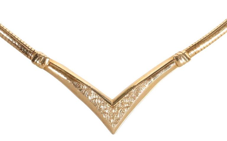 14k Yellow Gold Snake Chain Necklace