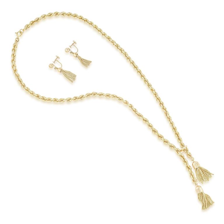 Yellow Gold Jewelry Set