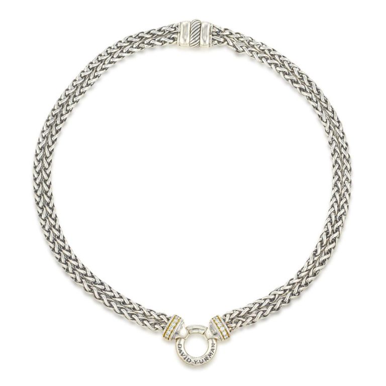 Silver Diamond Necklace