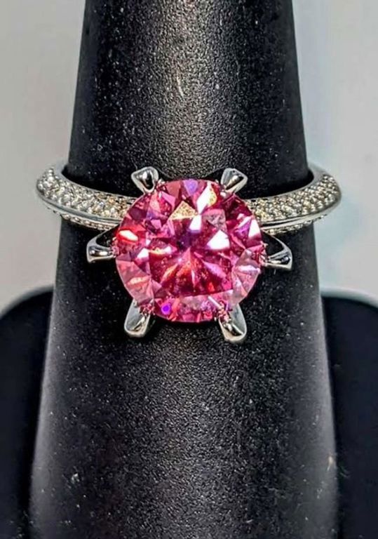 Sterling Silver Simulated Diamond Ring