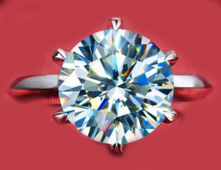 Sterling Silver Moissanite Ring