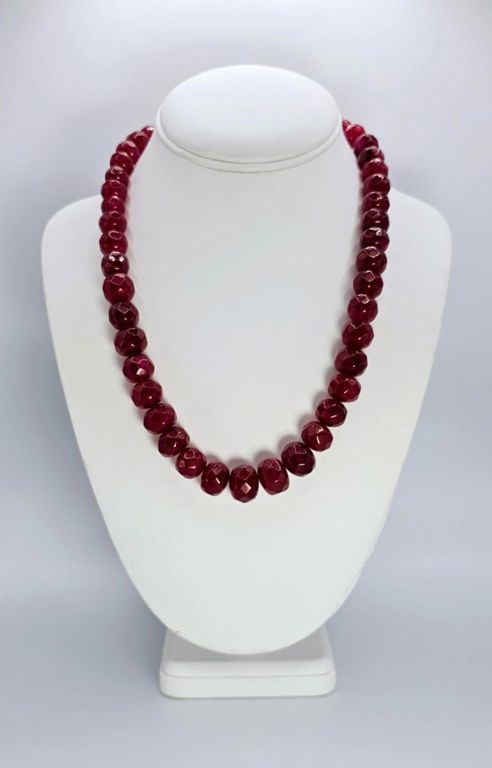 Ruby Bead Necklace