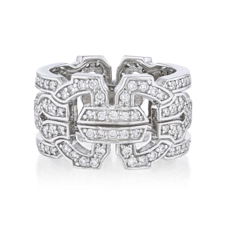 Diamond Wide Band Ring