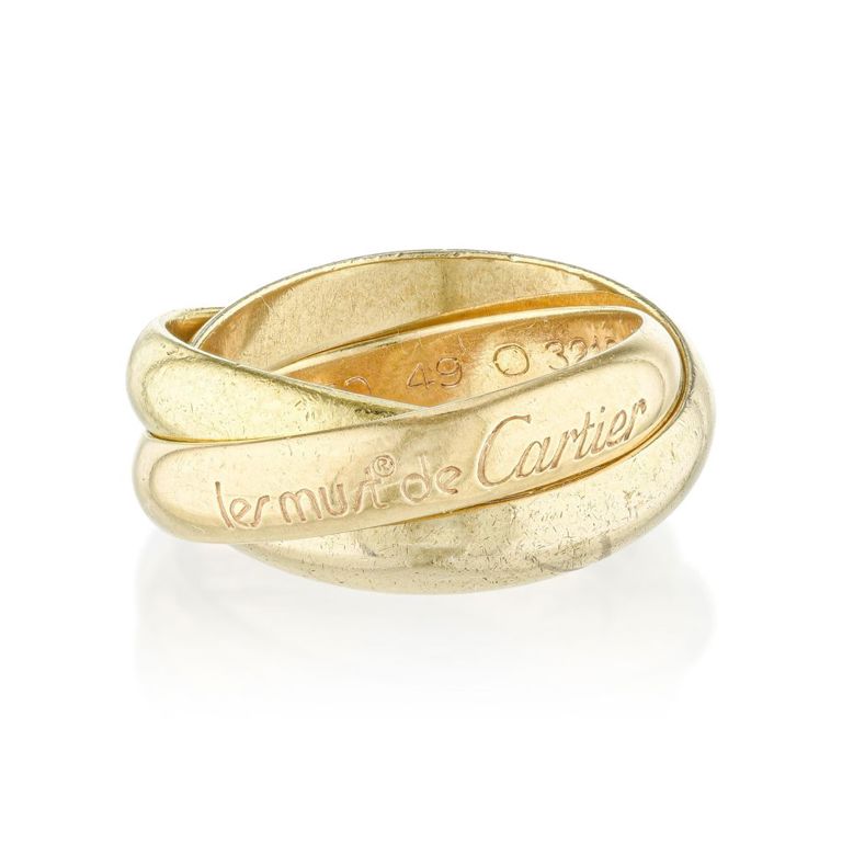 18k Yellow Gold Trinity Ring