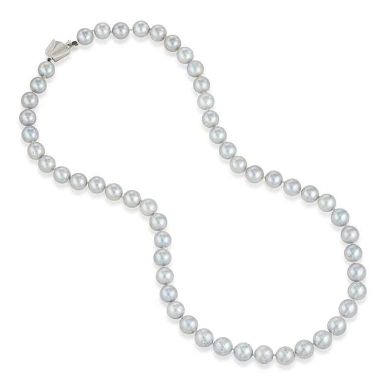 Gray Pearl Necklace
