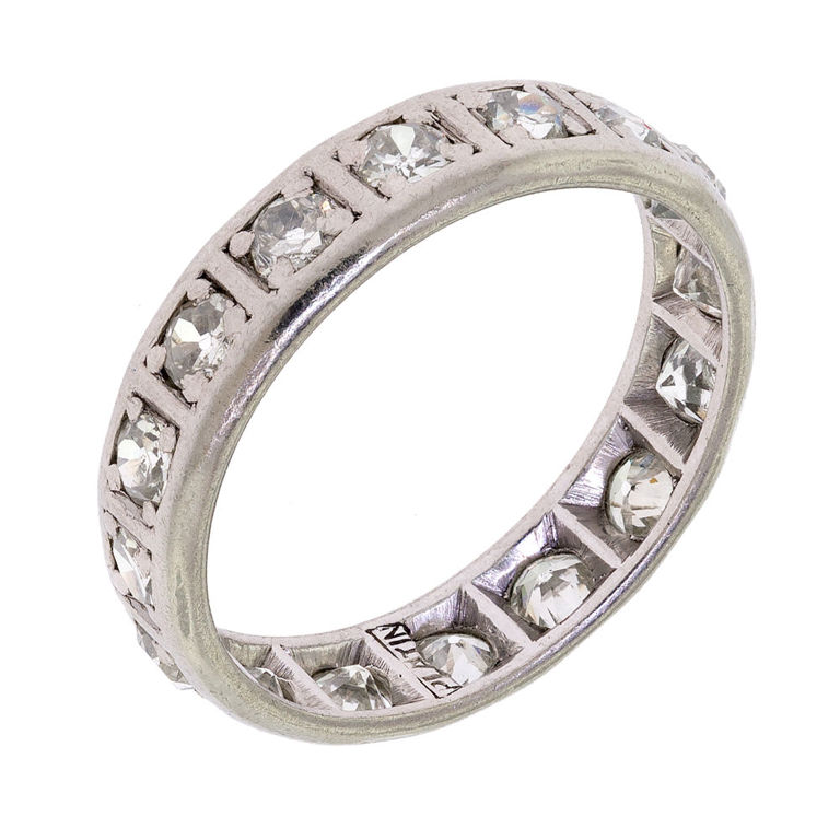 Platinum Diamond Eternity Band