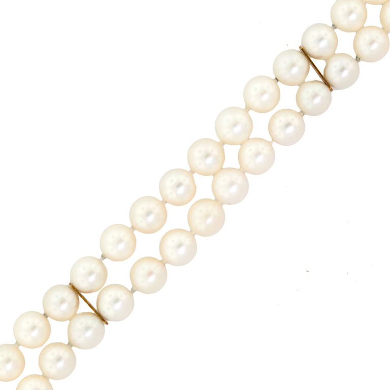 Double-Strand Pearl Bracelet