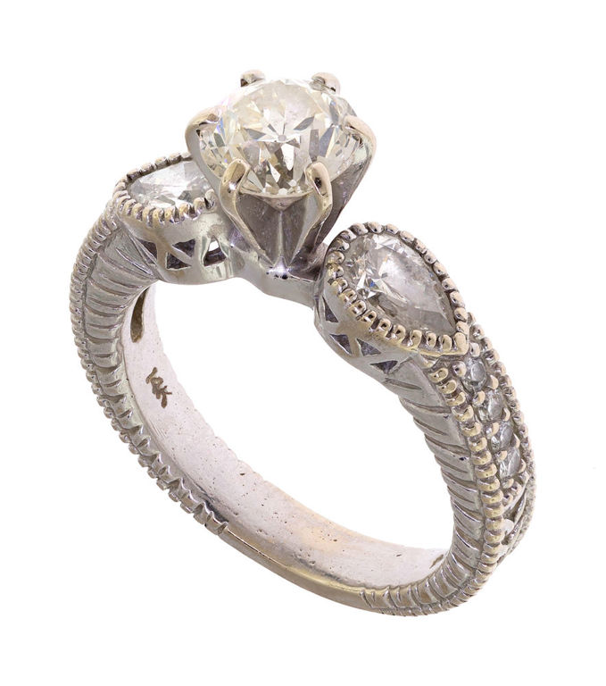 14k Gold Diamond Engagement Ring