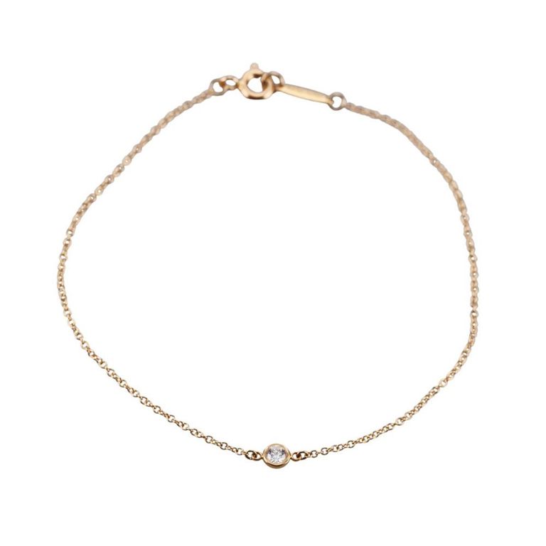 18k Yellow Gold Diamond Bracelet