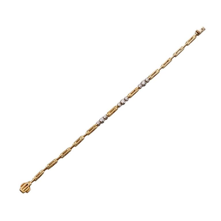 18k Gold Diamond Bracelet