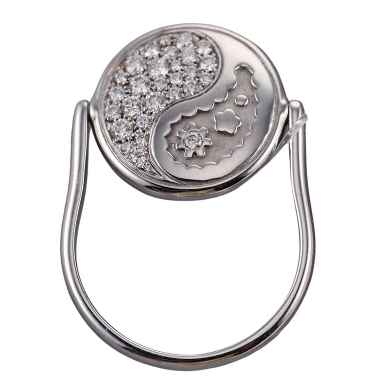 18k Gold Diamond Flip Ring