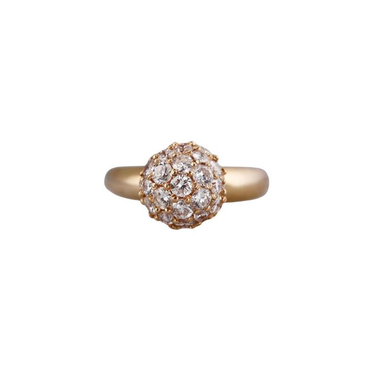18k Yellow Gold Diamond Ring