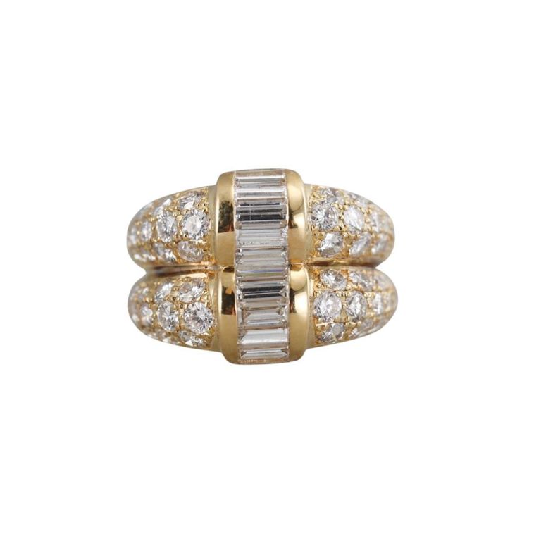 18k Gold Diamond Ring