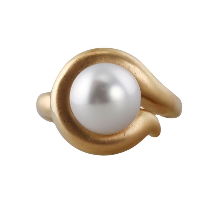 18k Gold South Sea Pearl Ring