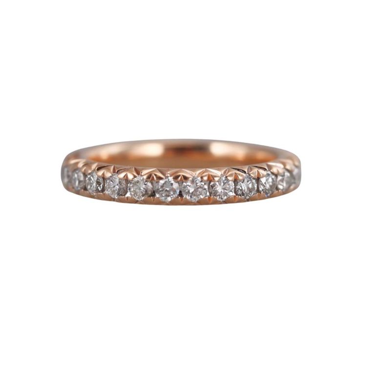 18k Rose Gold Diamond Eternity Ring