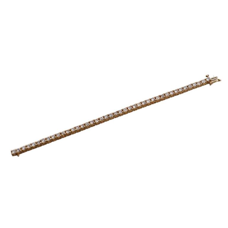 14k Gold Diamond Tennis Bracelet