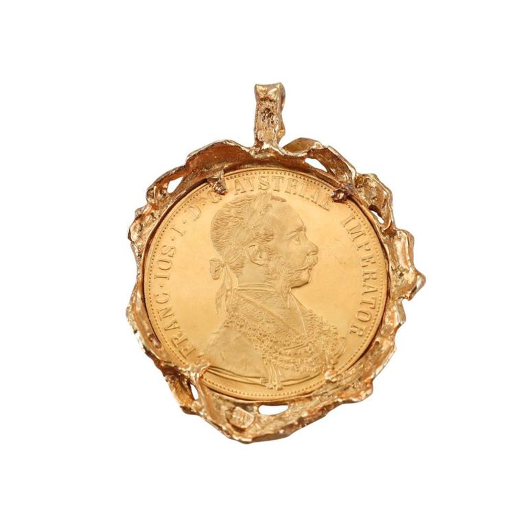 Gold Coin Pendant