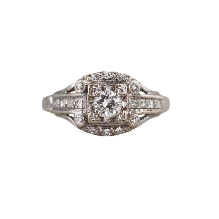 18k Gold Diamond Ring