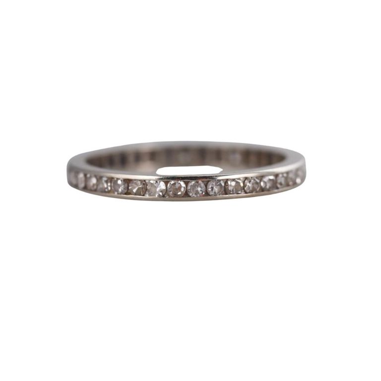 14k Gold Diamond Eternity Band Ring