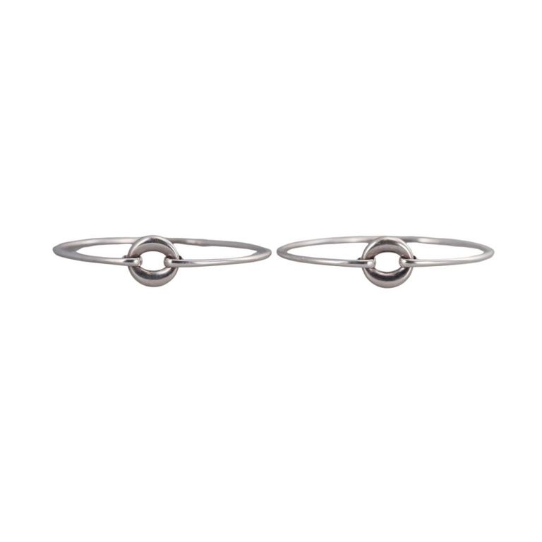 Pair of Sterling Silver Bangle Bracelets