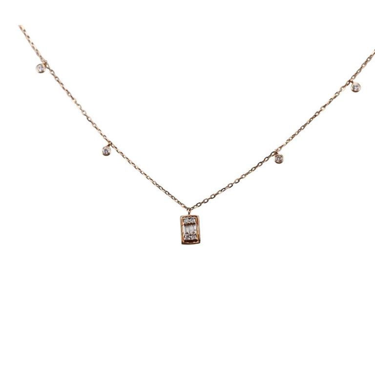14k Gold Diamond Necklace