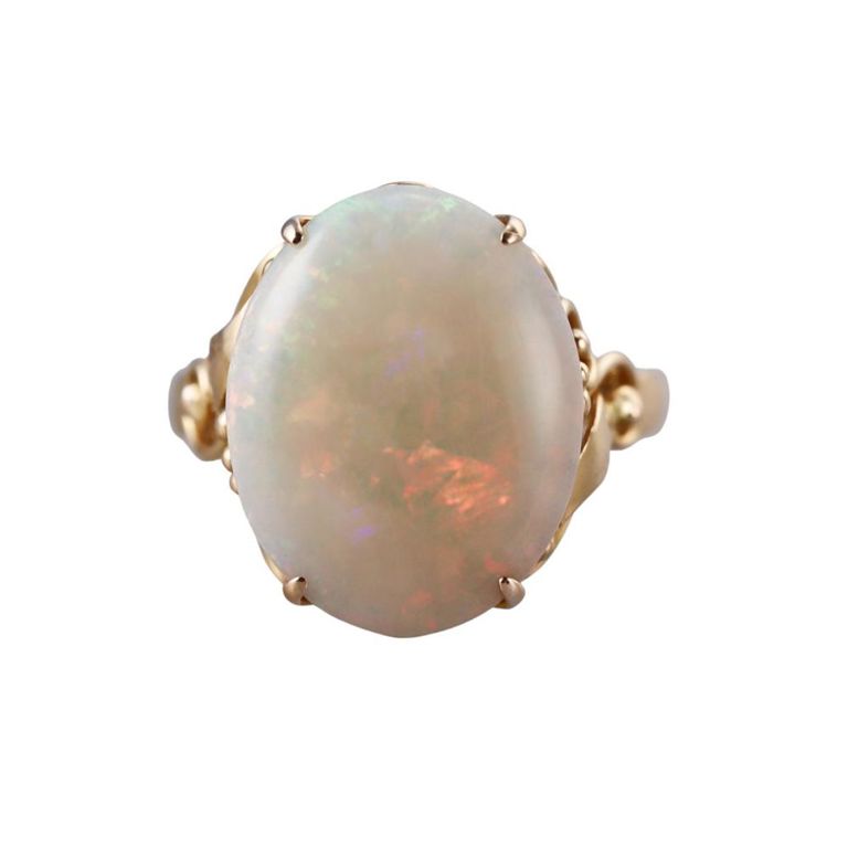 14k Gold Opal Ring