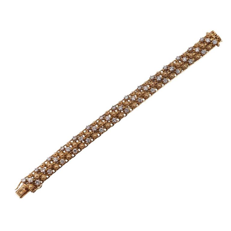 18k Gold Diamond Bracelet