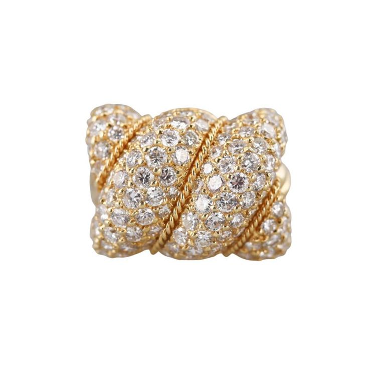 18k Gold Diamond Ring