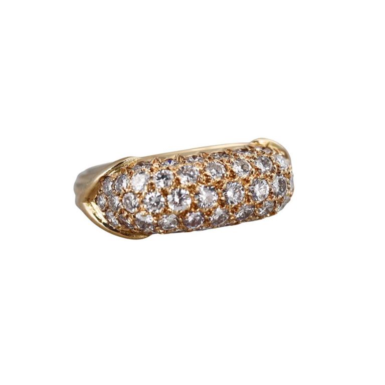 18k Yellow Gold Diamond Ring