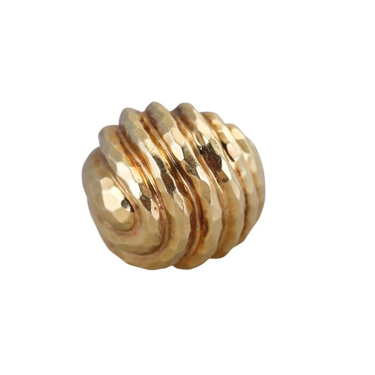 18k Gold Dome Ring
