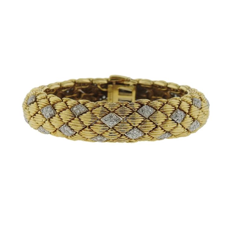 18k Gold Diamond Bracelet