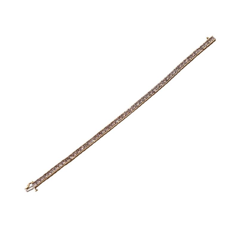 14k Gold Diamond Tennis Bracelet