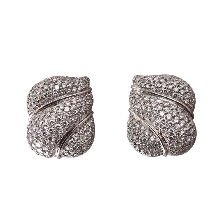 Platinum Diamond Earrings