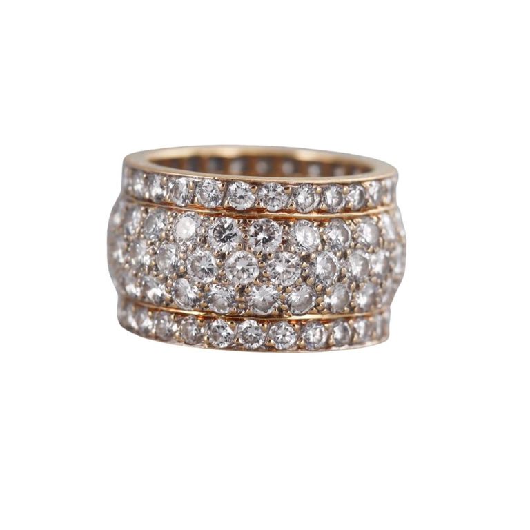 18k Gold Diamond Eternity Band Ring