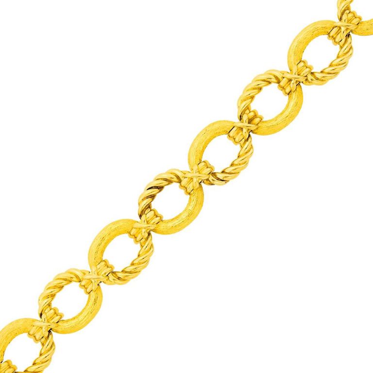 18k Gold Link Bracelet