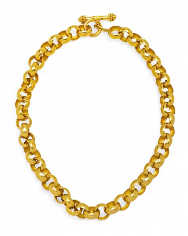 19k Yellow Gold Necklace
